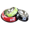 Bone Printed Stainless Steel Pet Bowl