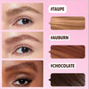 3D Dye Eyebrow Pencil Hairline Anti-Smudge Waterproof Long Lasting Black Brown Large Brush Natural Wild Eyebrow Enhancers Cream