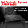 Portable Laptop Desk With Mouse Pad and Cooling Fan