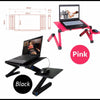 Portable Laptop Desk With Mouse Pad and Cooling Fan