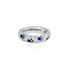 "When I am with my pet..I am complete" Paw printed Ring