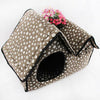 Folding Double Top Zipper Pet House/Beds