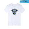 LUCKYFRIDAYF women and men Heisenberg skull in Breaking Bad T-shirt summer t shirt homme t shirt men hip hop T-shirts clothing