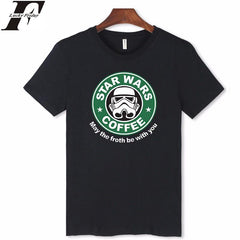 LUCKYFRIDAYF  Star Wars T-shirt Summer Star Wars  T Shirt Homme T Shirt Men Hip Hop Star Wars T-shirts Clothing Fun T-shirt 4XL