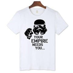 LUCKYFRIDAYF  Star Wars T-shirt Summer Star Wars  T Shirt Homme T Shirt Men Hip Hop Star Wars T-shirts Clothing Fun T-shirt 4XL