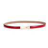 Korean version of the classic wild female minimalist thin belt women's belt women's fashion belt leather belt