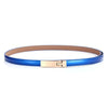 Korean version of the classic wild female minimalist thin belt women's belt women's fashion belt leather belt