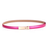 Korean version of the classic wild female minimalist thin belt women's belt women's fashion belt leather belt