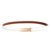 Korean version of the classic wild female minimalist thin belt women's belt women's fashion belt leather belt