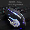 Dark Knight Mouse 4000DPI 6 Button LED Optical Gaming Mouse