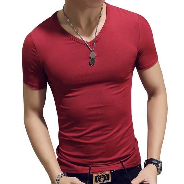 Man'S T-Shirt Summer Fashion Solid Color Men Tshirt Fun Army Bodybuilding Mens Compression Short Sleeve Clothing Men's Tops Tees