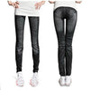 Women Stonewash Denim Skinny Leggings Stretchable Pencil Pants  Faux Jeans Trousers