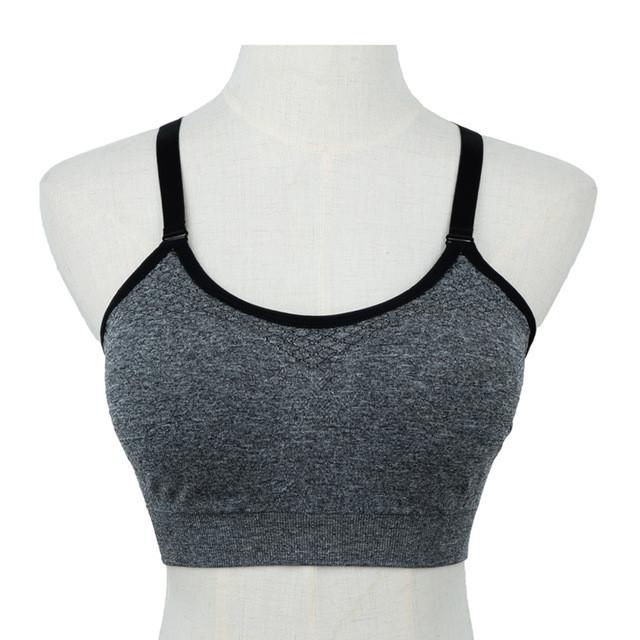 New Summer Women Tank Tops Wireless Push Up Seamless Padded  Bra Fitness Stretch Women Crop Top Underwear Vest