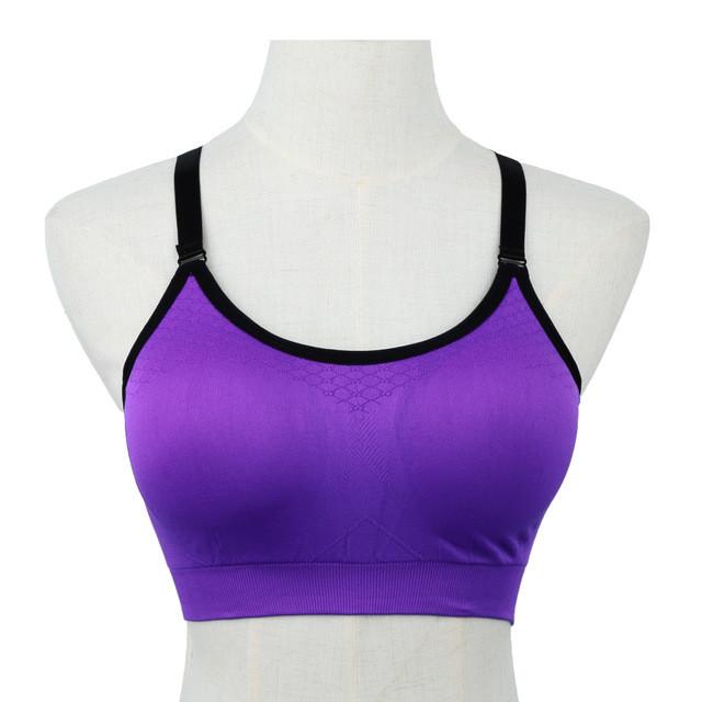 New Summer Women Tank Tops Wireless Push Up Seamless Padded  Bra Fitness Stretch Women Crop Top Underwear Vest