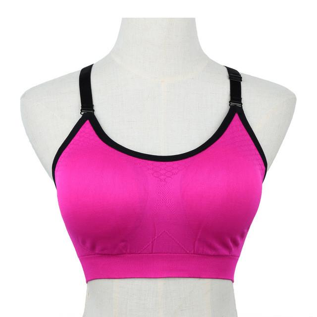 New Summer Women Tank Tops Wireless Push Up Seamless Padded  Bra Fitness Stretch Women Crop Top Underwear Vest