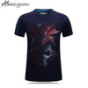 New Fashion Brand T-shirt Hip Hop 3d Print Skulls dragons Animation 3d T shirt Summer Cool Tees Tops Brand Clothing plus size