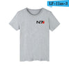 LUCKYFRIDAYF women and men Mass Effect T-shirt summer Mass Effect t shirt homme t shirt men hip hop Mass EffectT-shirts clothing