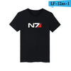 LUCKYFRIDAYF women and men Mass Effect T-shirt summer Mass Effect t shirt homme t shirt men hip hop Mass EffectT-shirts clothing