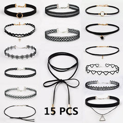 Multi Choker Set Latest 2017 Trend