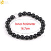 Black & White Natural Stone Beads Strand Distance Bracelets