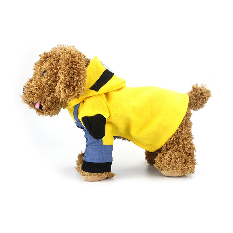 Minion Dog Costume for Halloween Dress Up