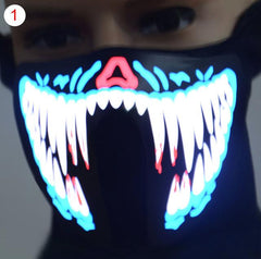 NEW Face Mask Light Up Flashing