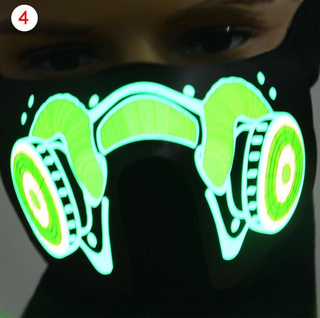 NEW Face Mask Light Up Flashing