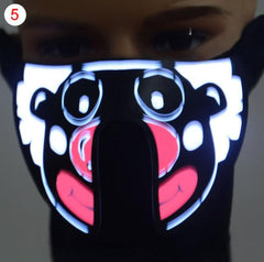 NEW Face Mask Light Up Flashing