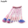 Glitter Crystal Makeup Brush Set 7pcs