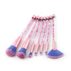 Glitter Crystal Makeup Brush Set 7pcs